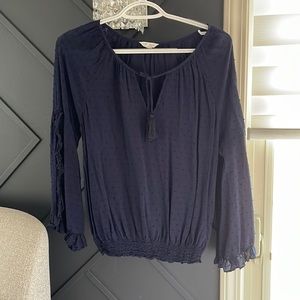 Aeropostale navy blue blouse